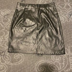 Leather skirt not real leather
